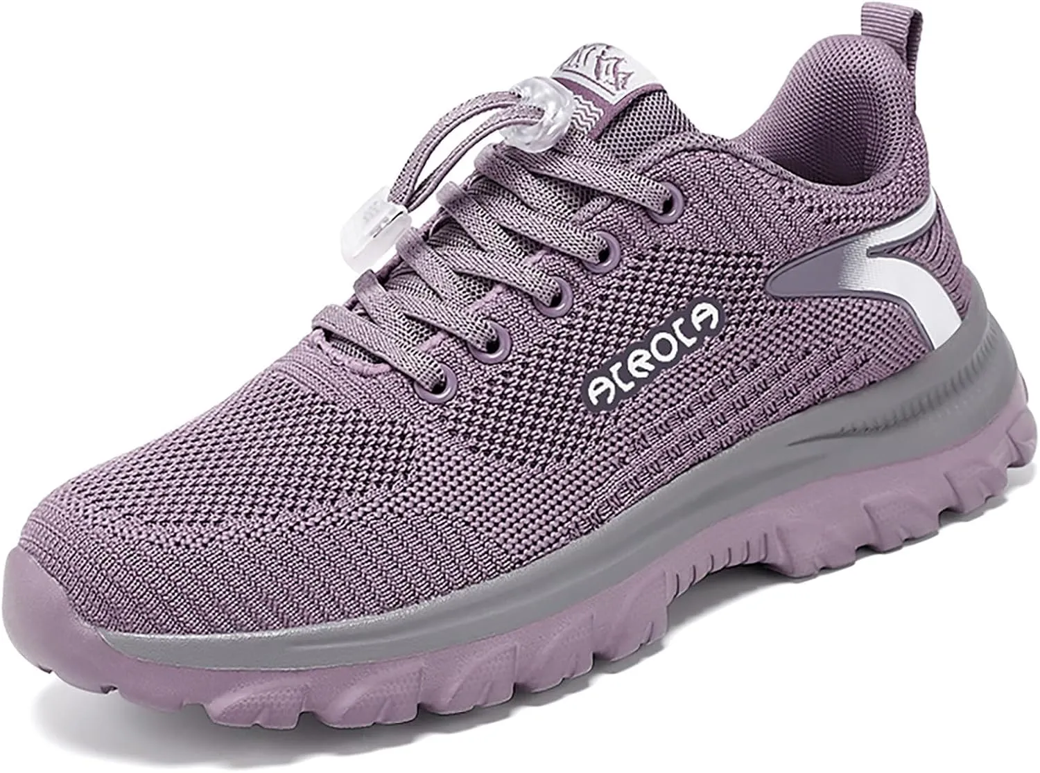 Womens Walking Shoes Slip on Comfy Knitted Non Slip Vintage Wide Running Shoes Breathable Mesh Gym Jogging Outdoor Shoes Ladies 2024 Fashion Sneakers