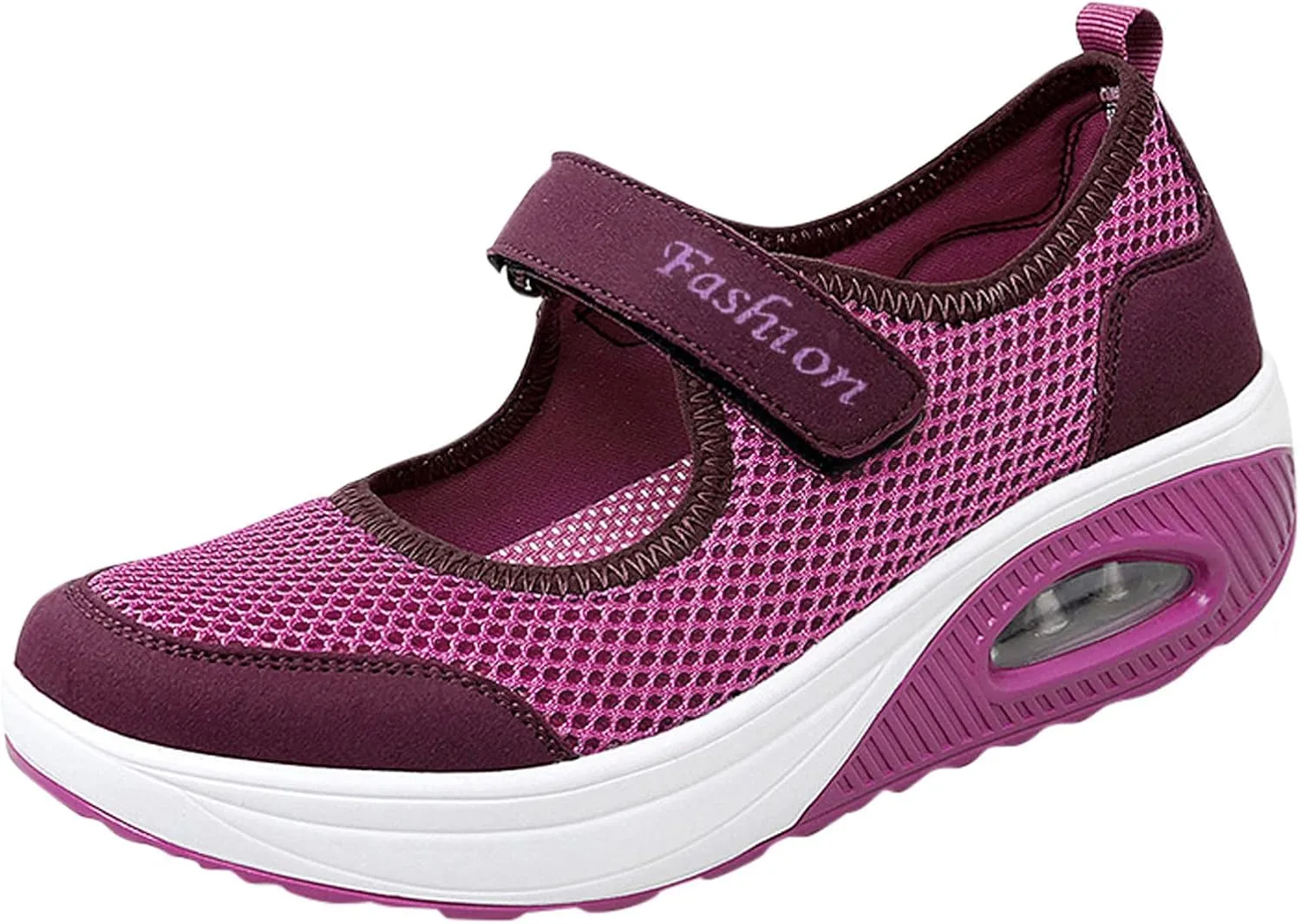 Women's Walking Shoes,Orthotic Walking Sneakers Wide Width Non-Slip Adjustable Breathable Comfortable Lightweight Shoes