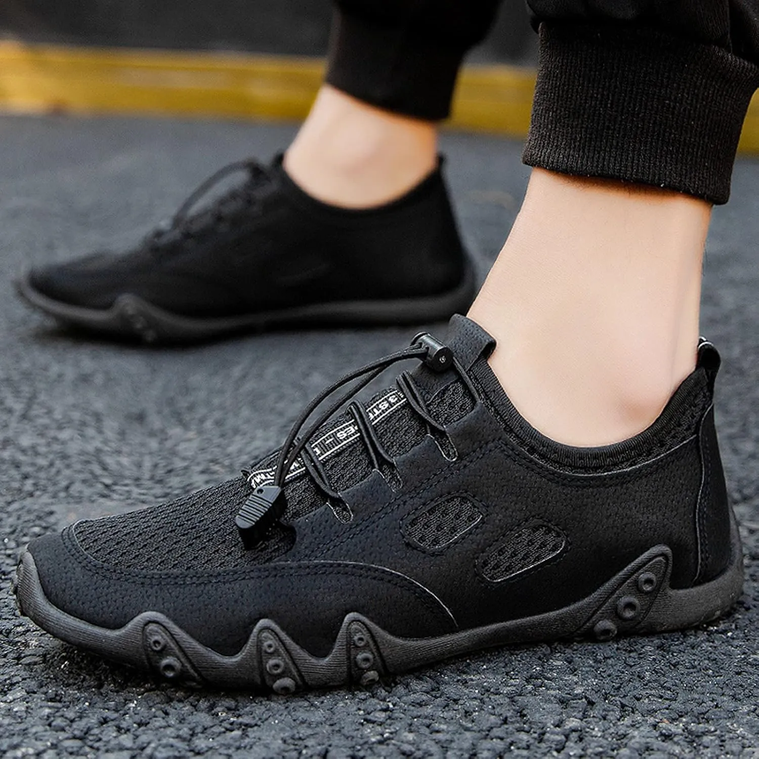 Women's Woven Orthopedic Breathable Soft Shoes Womens Running Shoes Mesh Breathable White Casual Shoes Fashion Sneakers Slip On Tennis Shoe Loafers Shoe