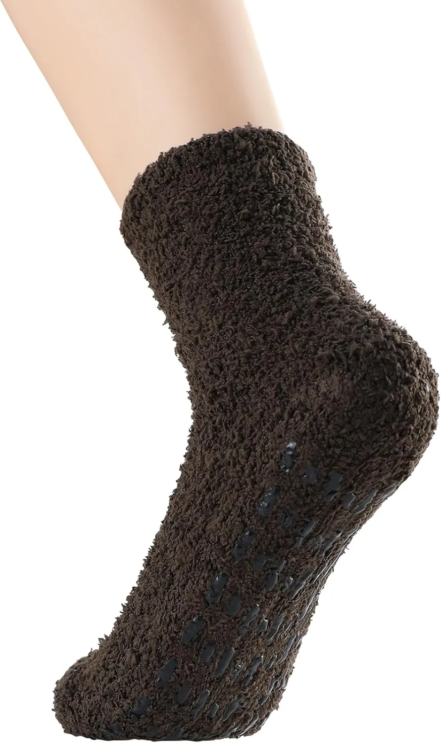 Zando Comfy Fleece Socks - Winter Grip Socks, Cozy Gifts for Women & Elderly