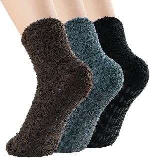 Zando Comfy Fleece Socks - Winter Grip Socks, Cozy Gifts for Women & Elderly