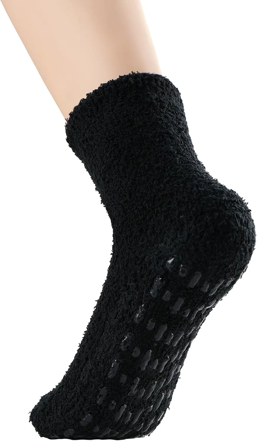 Zando Comfy Fleece Socks - Winter Grip Socks, Cozy Gifts for Women & Elderly