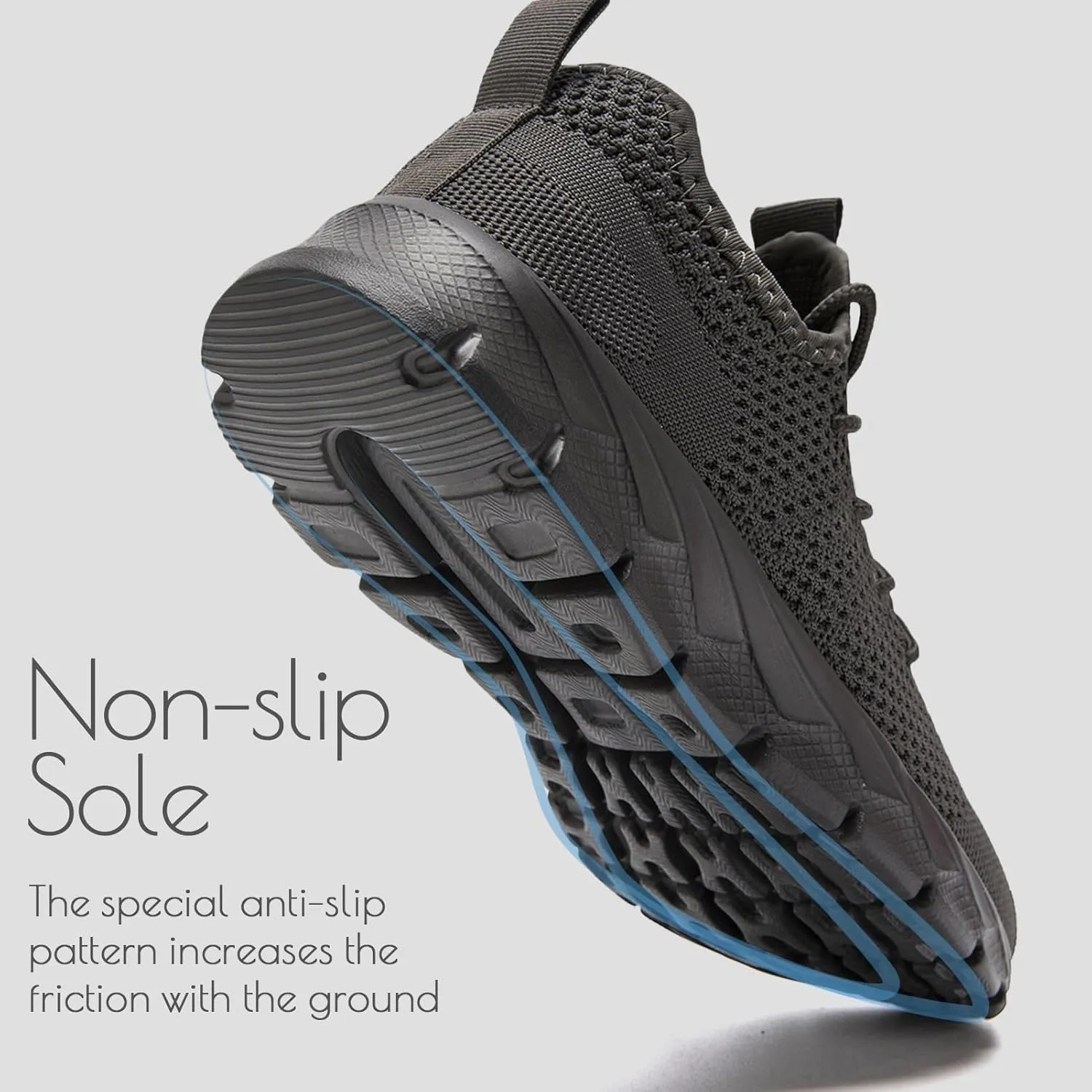 ZGPWZWL Mens Running Shoes Fashion Sneakers Tennis Walking Casual Athletic Lightweight Breathable Workout Gym Comfortable Shoes