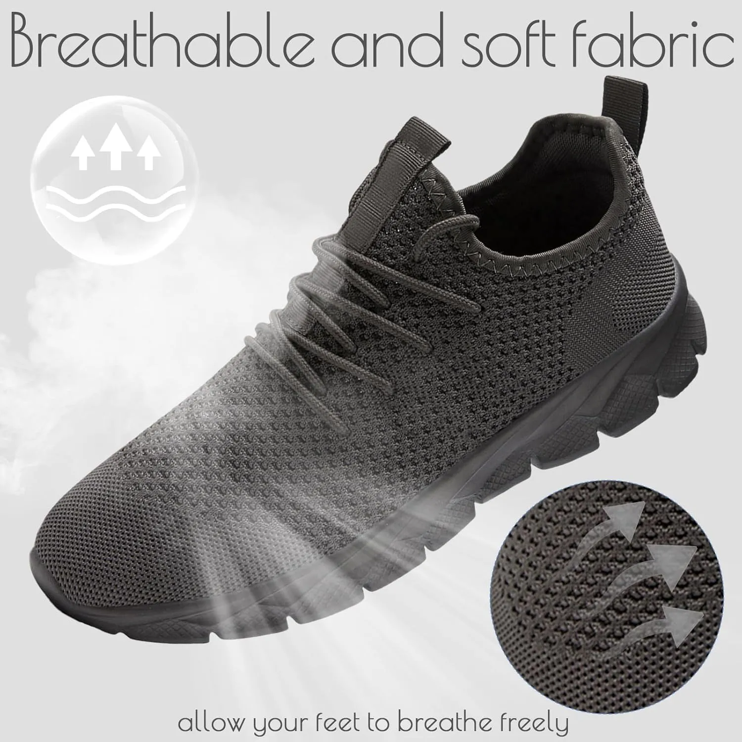 ZGPWZWL Mens Running Shoes Fashion Sneakers Tennis Walking Casual Athletic Lightweight Breathable Workout Gym Comfortable Shoes